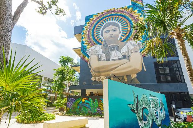 mural en tulum