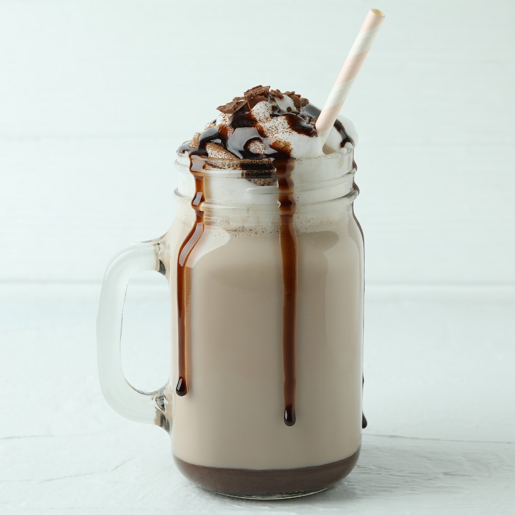 cafe con crema batida